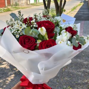 Buque 12 Rosas Vermelhas